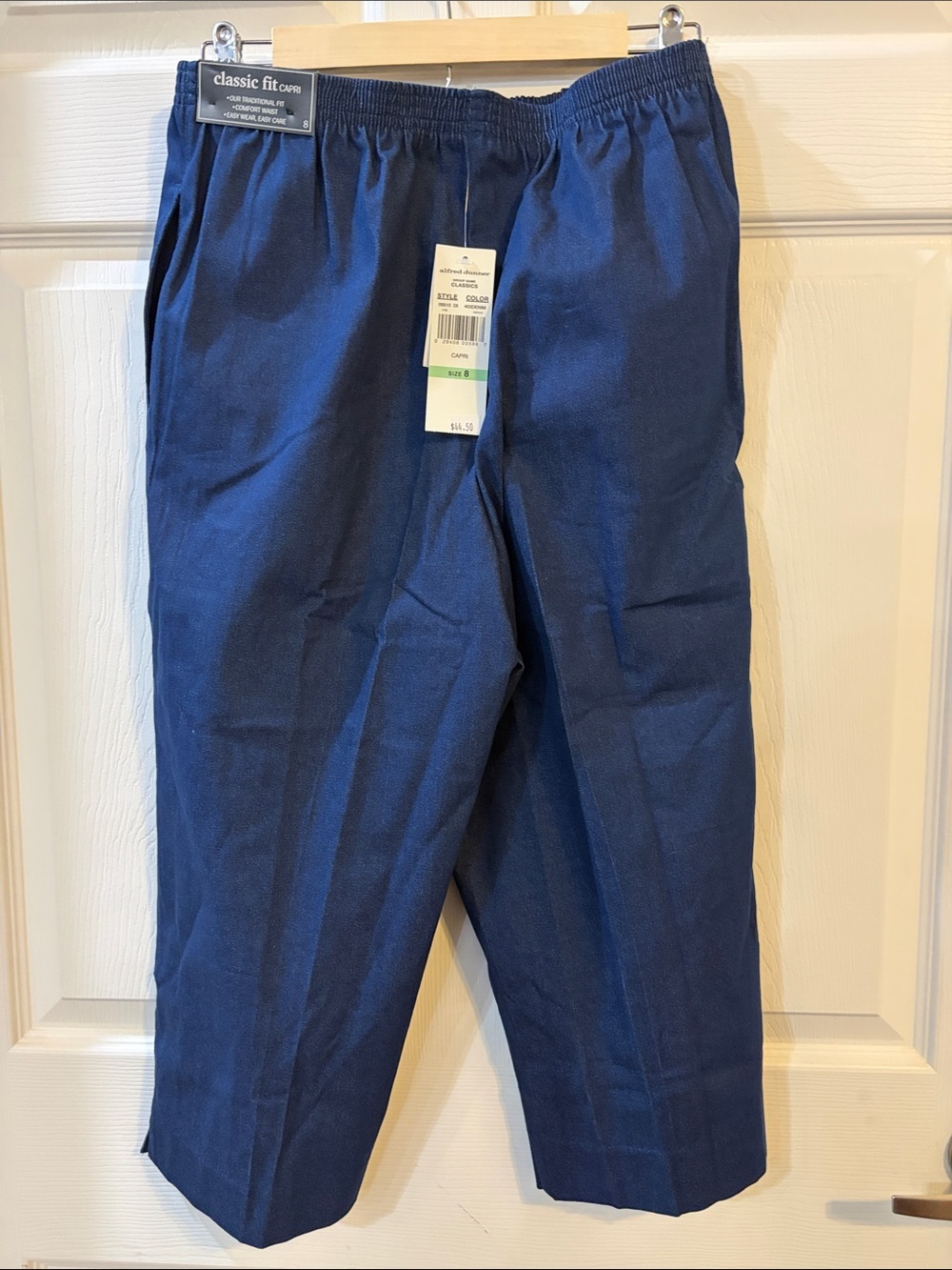 Alfred Dunner Women’s Elastic-Waist Denim Capris NWT - Picture 5 of 5